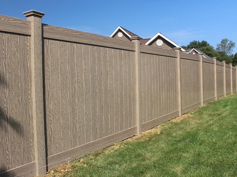 Privacy Fence Example in Richland Indiana