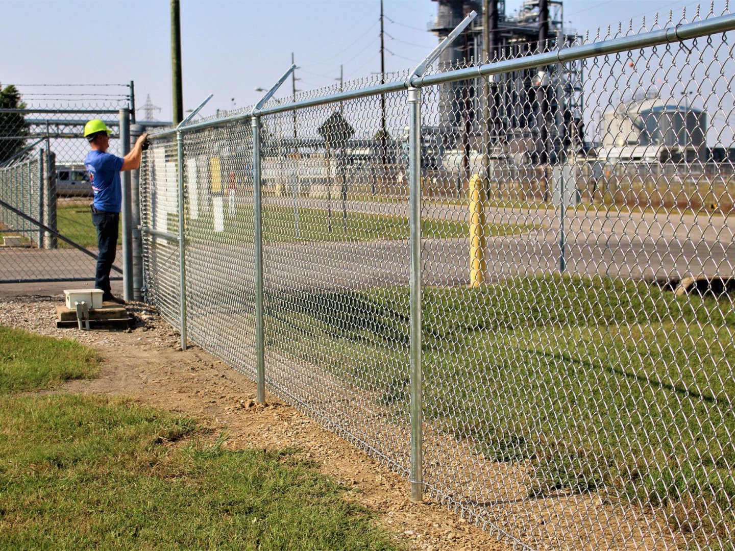 Photo of Indiana commercial fencing