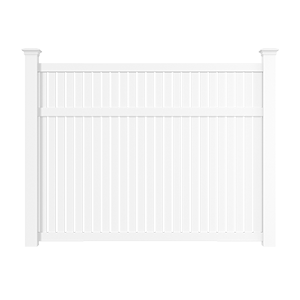 Mulberry Style Vinyl Fence Intallation in Evansville Indiana