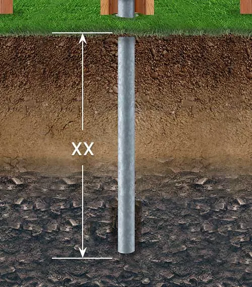 Wood fence steel post base