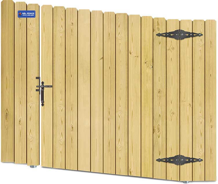 Racked Wood insta gate outside view