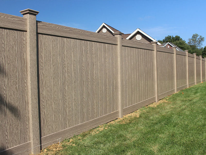 Privacy Fence Example in Oakland City Indiana