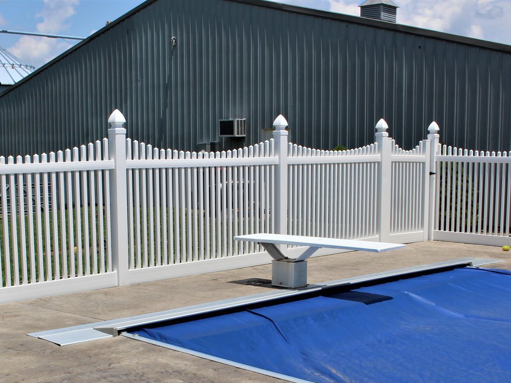 Pool commercial fencing in Indiana